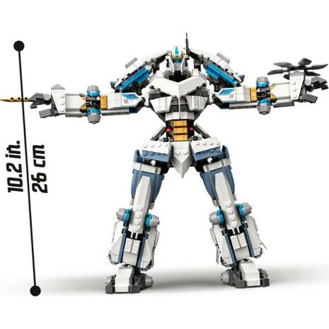 LEGO Ninjago Legacy Zanes Titan Mech Battle Ninja Μάχη Του Ρομπότ Τιτάνα Του Ζέιν 71738
